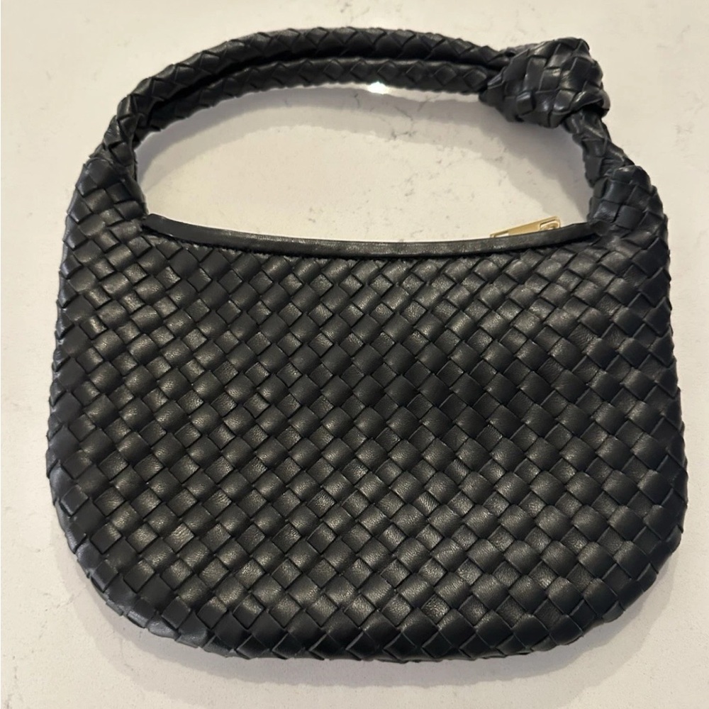 Rare Quince Mini ItalianWoven Slouchy Shoulder Bag